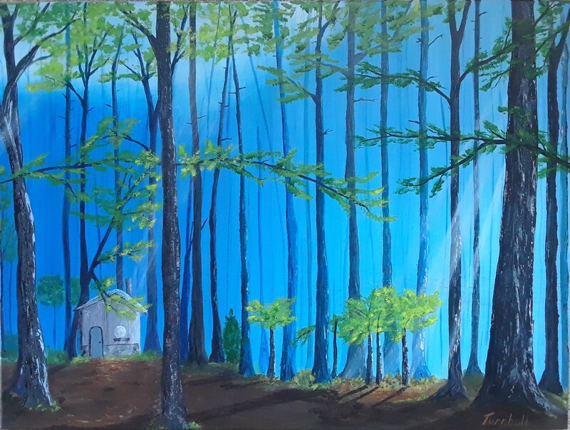 "The Magic of the Forest" Acrylic 24x18